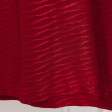 Charger l&#39;image dans la galerie, usure studio - top rouge motif vague vintage 2
