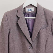 Charger l&#39;image dans la galerie, usure studio - blazer veste long gris vintage 1
