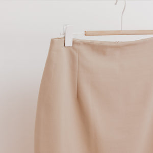 usure studio - jupe courte beige vintage y2k 1