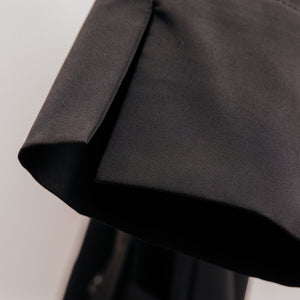 usure studio - robe noire ceinturée vintage 4