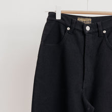 Charger l&#39;image dans la galerie, usure studio - pantalon noir taille haute vintage 1

