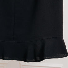 Charger l&#39;image dans la galerie, usure studio - jupe courte noir vintage 90s 4
