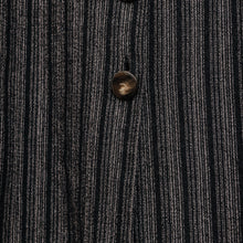 Charger l&#39;image dans la galerie, usure studio - jupe laine boutons imprimé rayures vintage  2

