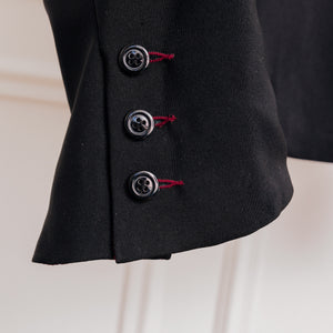 Usure studio - veste blazer noir droite vintage