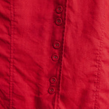 Charger l&#39;image dans la galerie, usure studio - blouse rouge lin vintage 2
