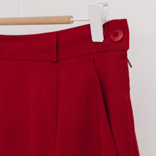 Charger l&#39;image dans la galerie, usure studio - jupe longue droite bordeaux vintage
