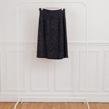 Charger l&#39;image dans la galerie, usure studio - jupe maille noire vintage
