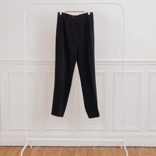 Charger l&#39;image dans la galerie, Usure studio - pantalon noir droit vintage
