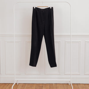 Usure studio - pantalon noir droit vintage