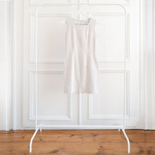 Charger l&#39;image dans la galerie, usure studio - robe droite vichy écru/blanc vintage
